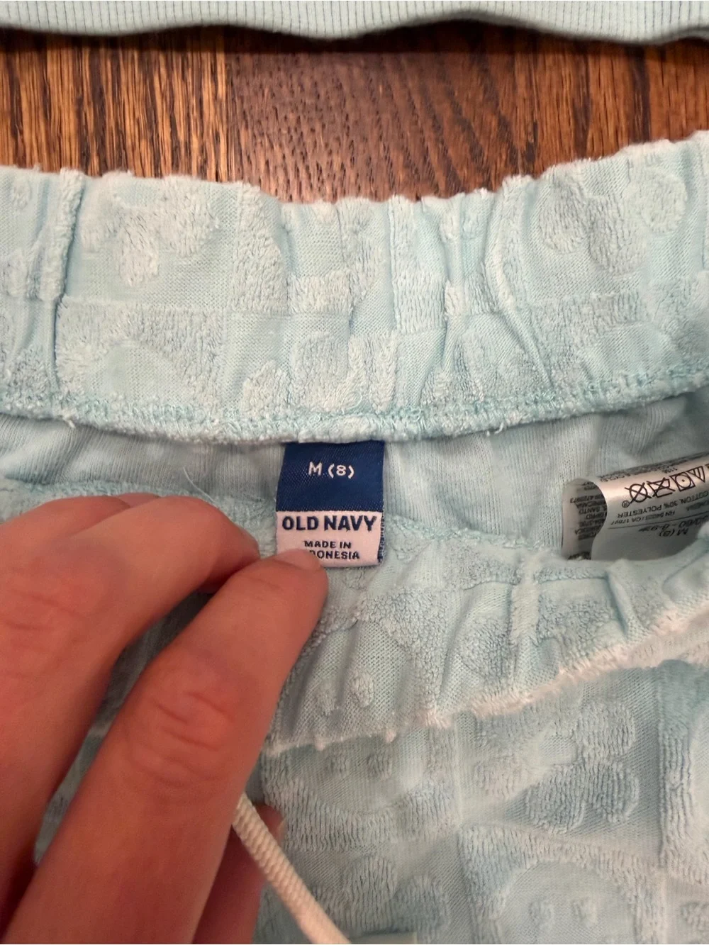 Old Navy Pale Blue Terry Hooded Lounge Set